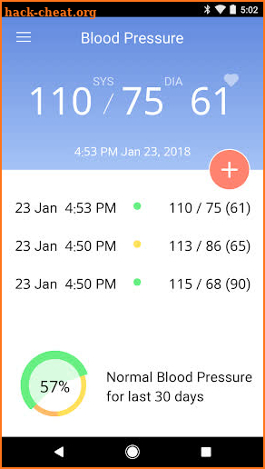 MedM Blood Pressure screenshot