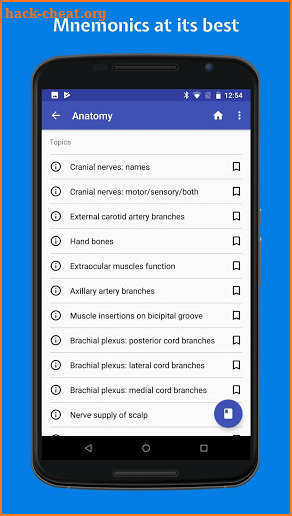 Mednomics: Medical mnemonics screenshot