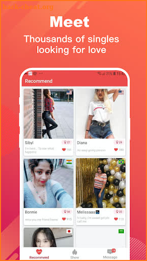 Meet Love - Meet and chat with new people screenshot