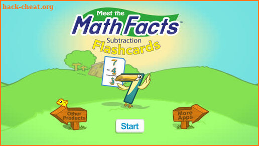 Meet the Math Facts - Subtraction Flashcards screenshot