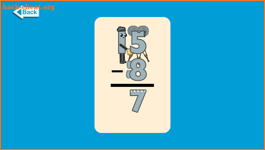 Meet the Math Facts - Subtraction Flashcards screenshot