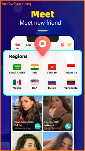 MeetU - Stranger Chat, Random Chat & Live Chat screenshot