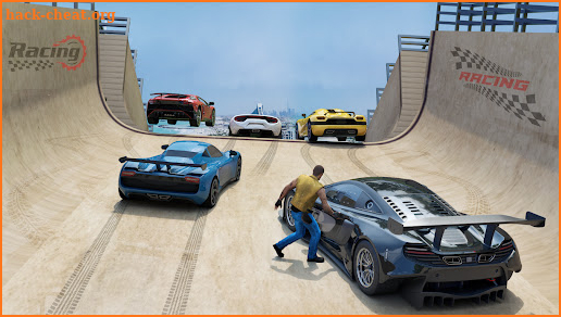 Mega Car Stunt Race 3D Game screenshot