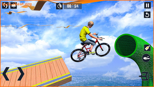 Mega Ramp Bicycle Stunt Race screenshot