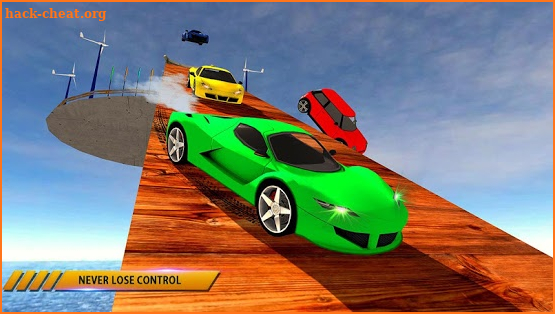 Mega Ramp Jump Stunt Driving Track screenshot