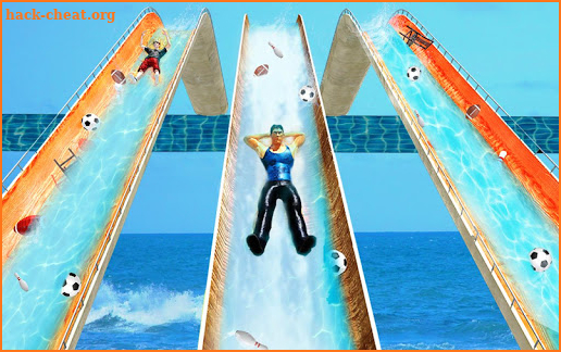 Mega Ramp Water Slide Amusement Park Downhill Rush screenshot