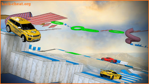 Mega Ramps Taxi Driver Stunt Ultimate Race screenshot