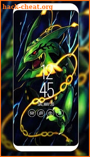 mega rayquaza wallpaper screenshot