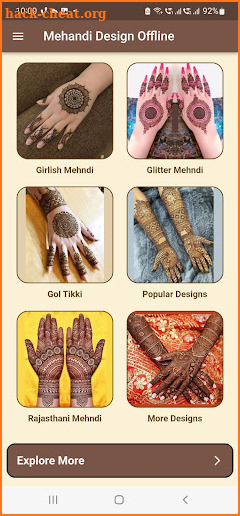 Mehandi Design Offline screenshot