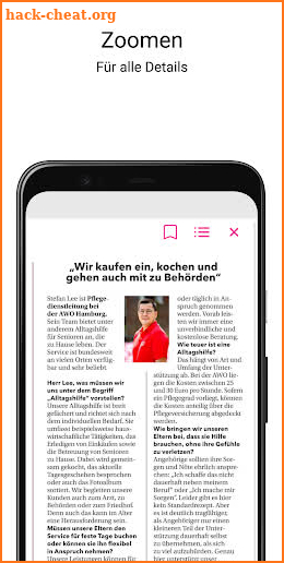 Meins ePaper screenshot