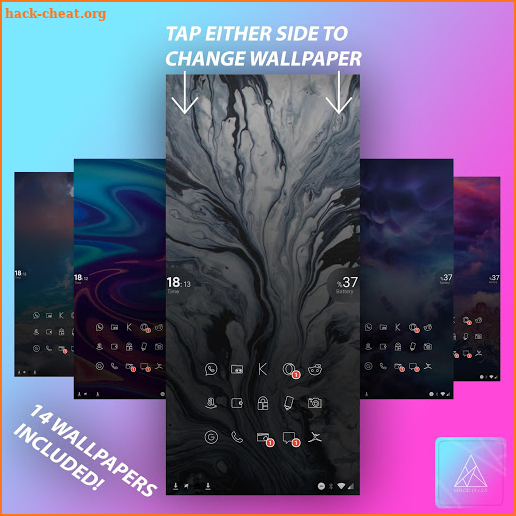 Melod UI v2.0 For KLWP Pro screenshot