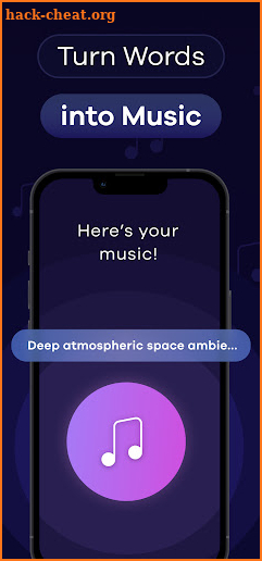 Melodia - AI Music Generator screenshot