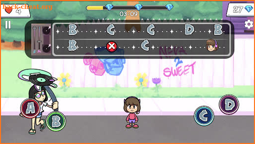 Melody The Scratcher: Game screenshot