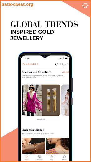 Melorra Jewellery Shopping App screenshot