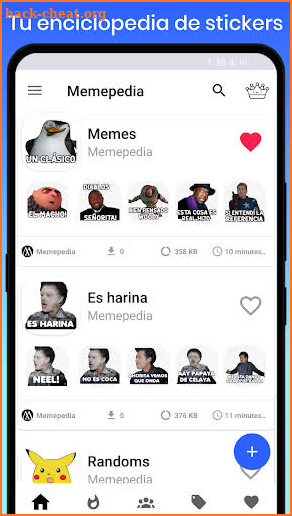 Memepedia - Stickers de memes para WhatsApp screenshot