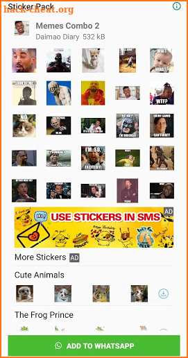 Memes Combo 2 - WAStickerapps screenshot