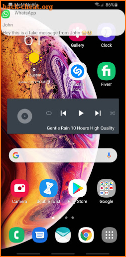 MeMi Notify Custom Notifications on IOS Lockscreen screenshot