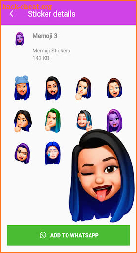 Memoji Android Stickers - WAStickersApp screenshot