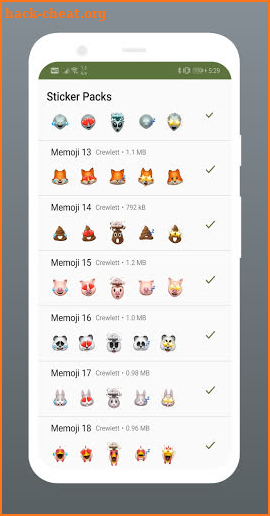 Memoji Cartoon Stickers for WhatsApp screenshot