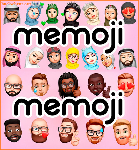 Memoji Emoji Wemoji Cute Sticker for WAStickerApps screenshot