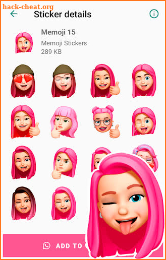 Memoji Stickers for WhatsApp - WAStickerApps screenshot