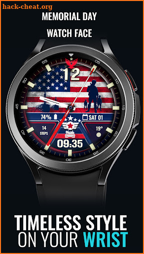 Memorial Day Watch Face screenshot