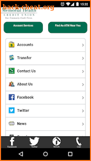 Memorial Health Credit Union Mobile Banking screenshot