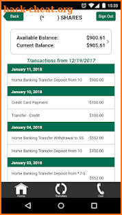 Memorial Health Credit Union Mobile Banking screenshot