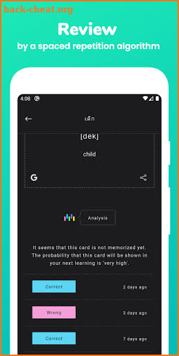 Memorize: Learn Thai Words with Flashcards screenshot