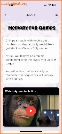 Memory for Chimps screenshot