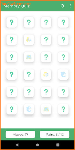 Memory Quiz screenshot