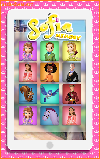 Memory Sofia Girls Kids screenshot