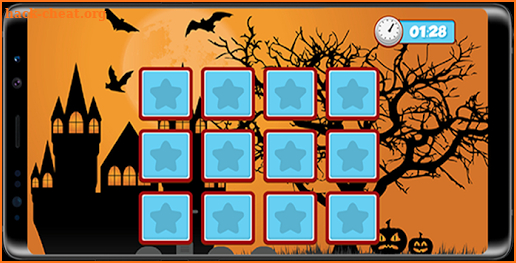 Memory training game screenshot