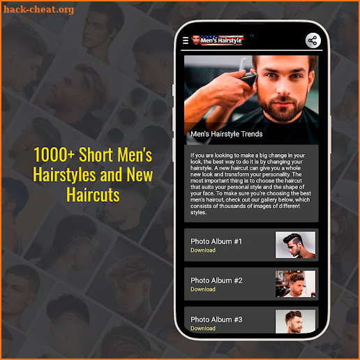 Men Hairstyle Pro screenshot