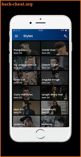 MEN Hairstyles screenshot