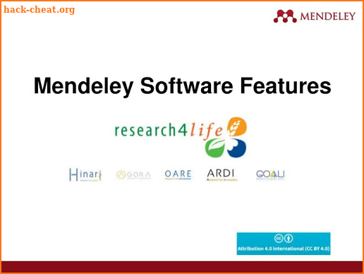 Mendeley Reference Manager for Student Advices screenshot