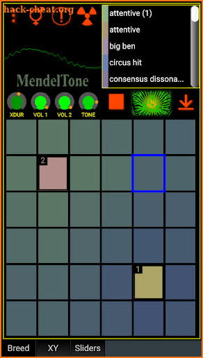 MendelTone screenshot