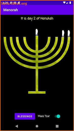 Menorah screenshot