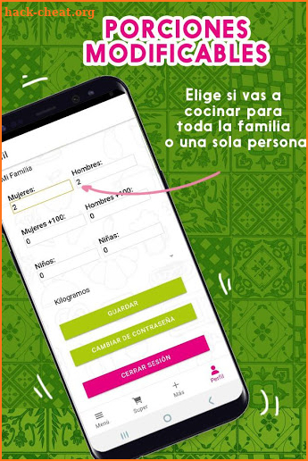 Menús Saludables screenshot