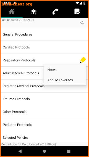 Merced County EMSA P&P screenshot