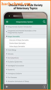 Merck Vet Manual screenshot