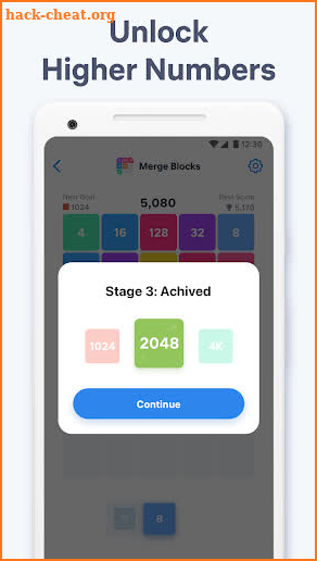 Merge Blocks - number game screenshot