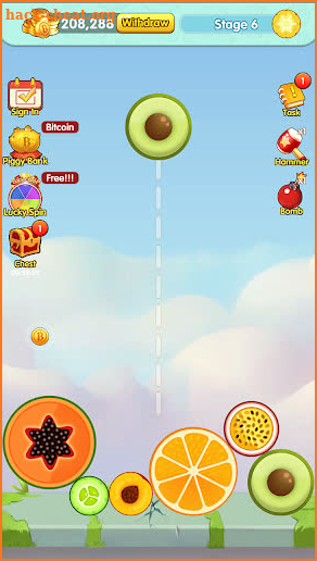 Merge Fruit: Bitcoin Game screenshot