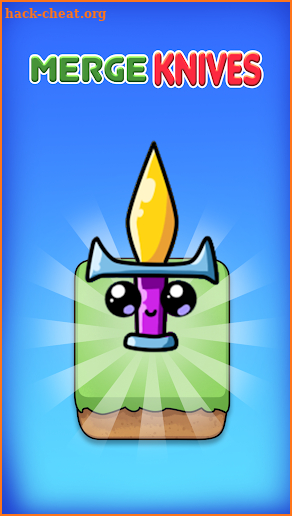 Merge Knife - Kawaii Idle Evolution Clicker Game screenshot