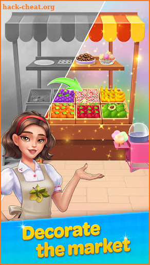 Merge Market: Food Town screenshot