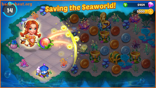 Merge Mermaids-design home&create magic fish life. screenshot