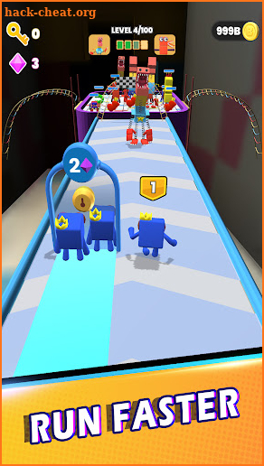 Merge Number Cube: Monster Run screenshot