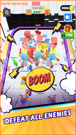 Merge Number Cube: Monster Run screenshot