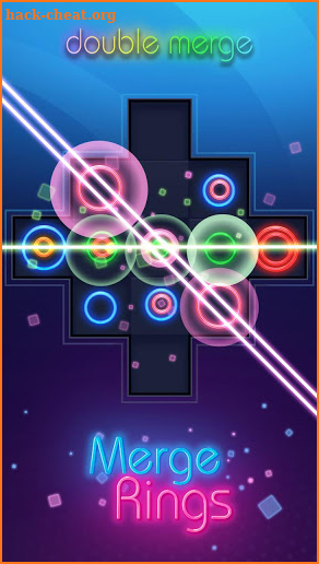 Merge Rings Neon - Drag n Fuse screenshot