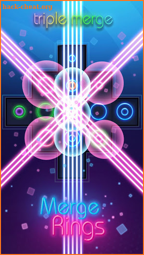 Merge Rings Neon - Drag n Fuse screenshot